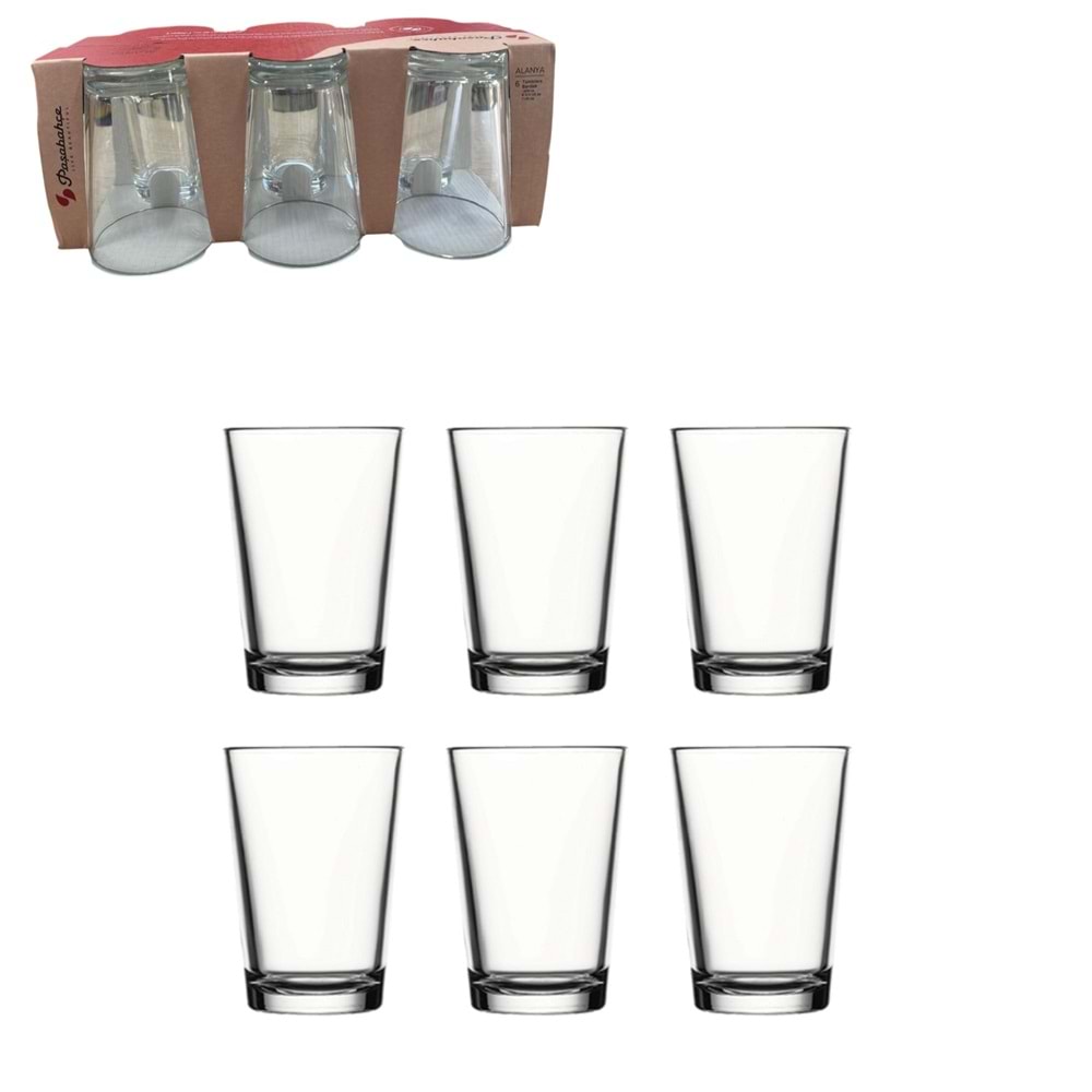 PAŞABAHÇE ALANYA SU BARDAĞI 6 LI KL:8