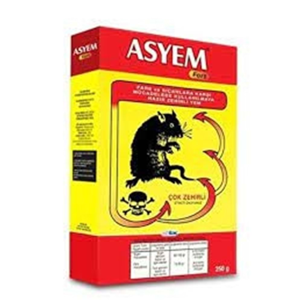 ASYEM FARE ZEHİRİ 250GR*PKT12Lİ*