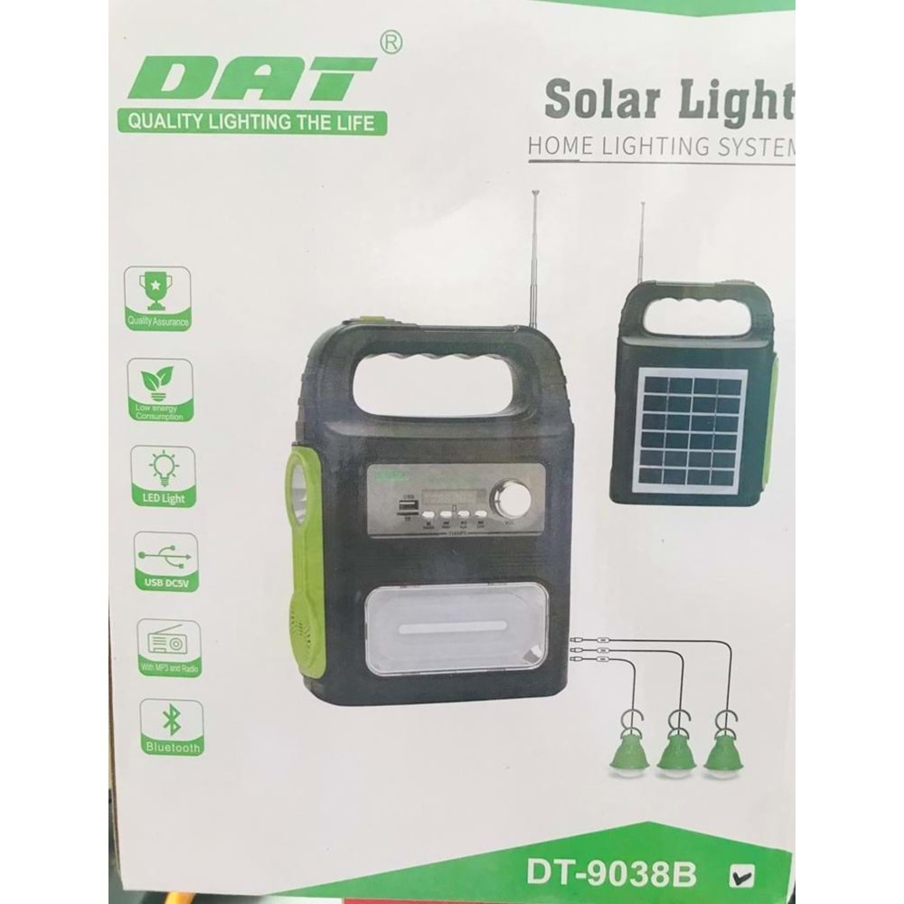 DT-9038B DAT SOLAR LİGHT