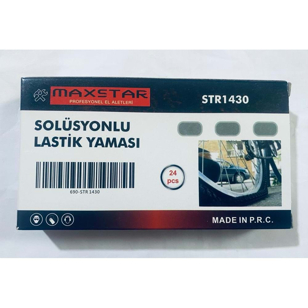 STR-1430 SOLÜSYONLU LASTİK YAMASI*24 PCS*