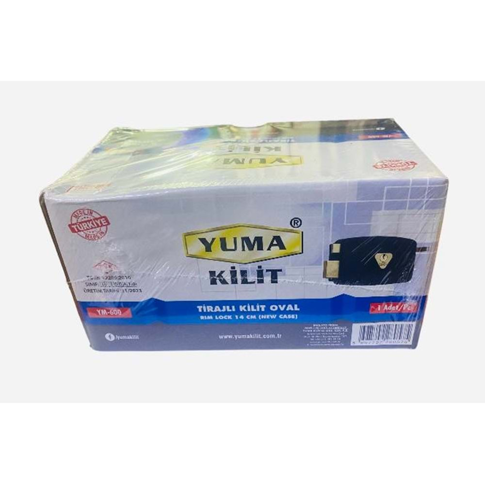 YM-600 YUMA TİRAJLI OVAL KİLİT*14 CM*