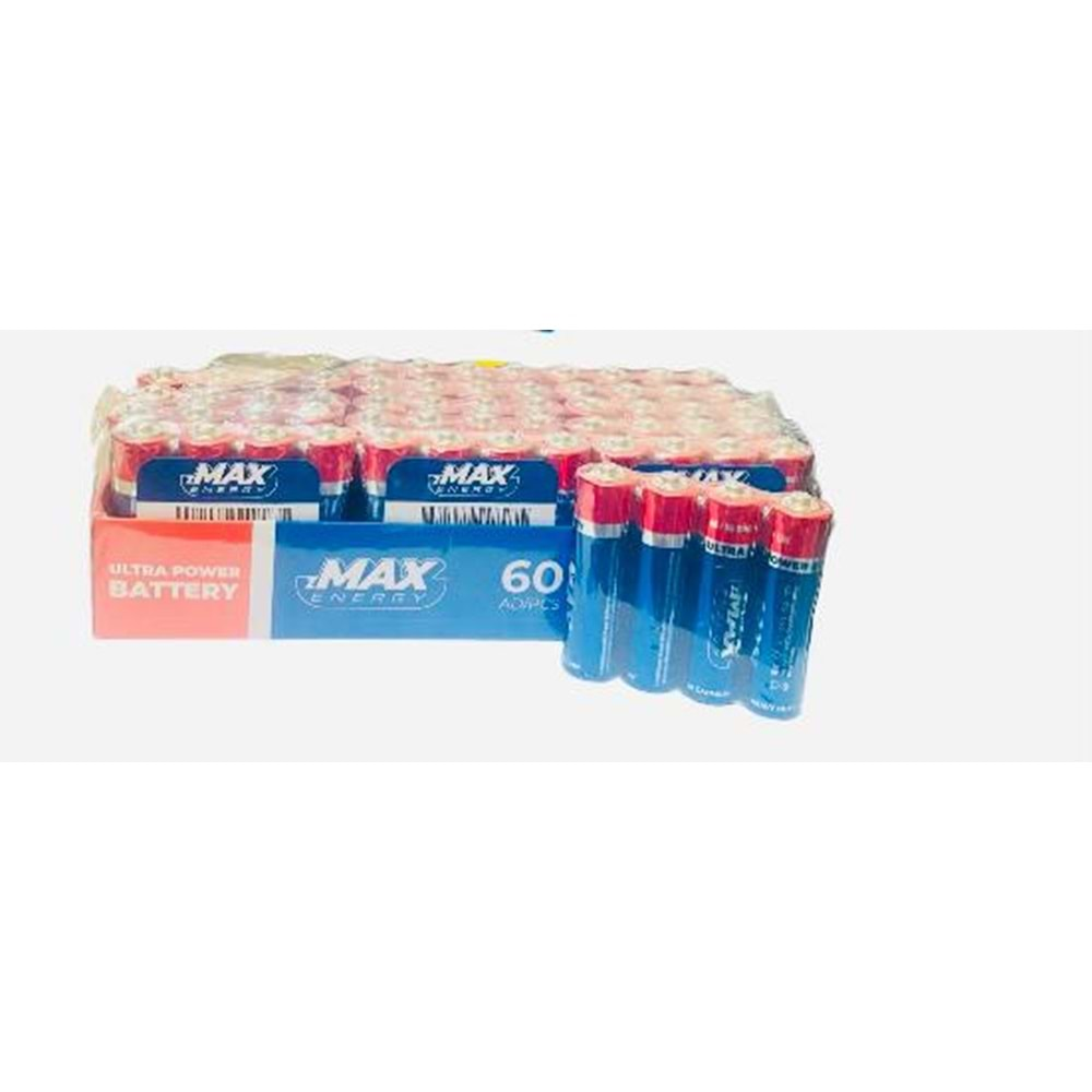 MAX ENERGY KALEM PİL*60 LI*AA R6\1.5V