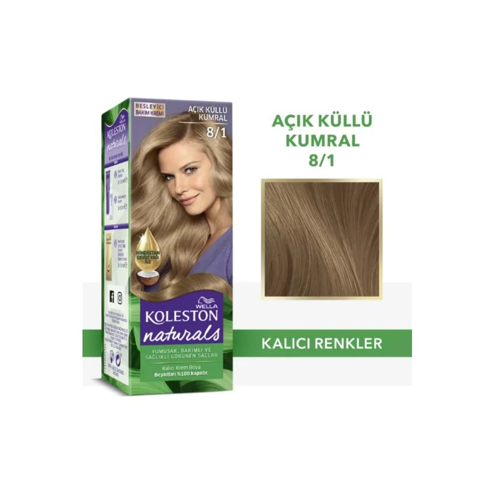 KOLESTON NATURALS 8/1 AÇIK KÜLLÜ KUMRAL