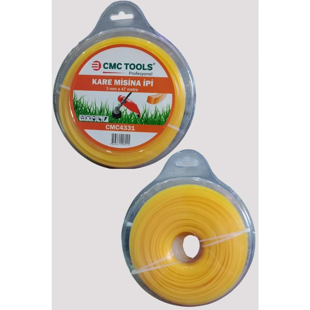 CMC-4331 MİSİNA İPİ KARE 3mmX47m
