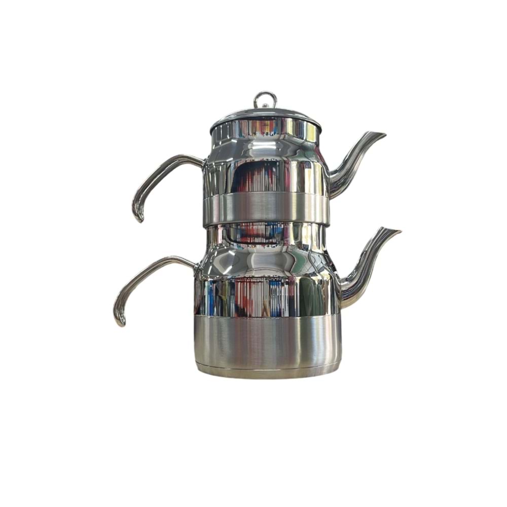 PEGASUSS LÜX SÜZEKLİ AİLE BOY ÇAYDANLIK TAKIMI ÇELİK KULP