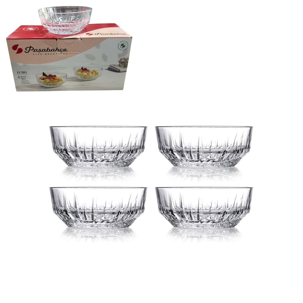 PAŞABAHÇE ECHO KÜÇÜK KASE 4 LÜ KL:6