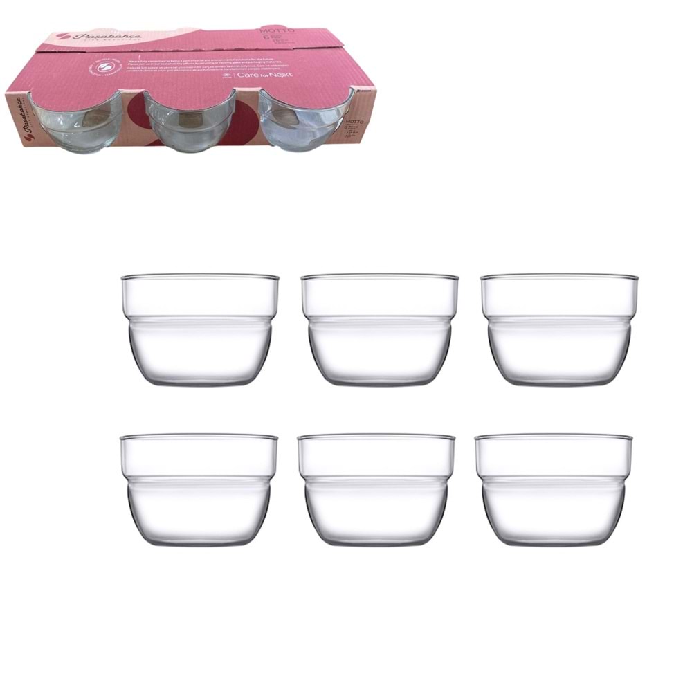 PAŞABAHÇE MOTTO KASE 6 LI KL:16