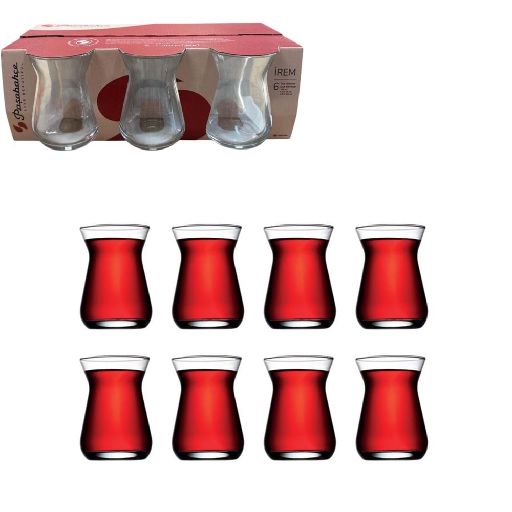 PAŞABAHÇE İREM ÇAY BARDAĞI 6 LI KL:12