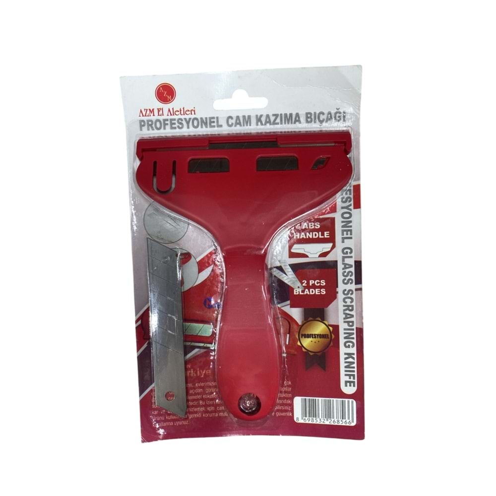 AZM PROFESYONEL CAM KAZIMA BIÇAĞI