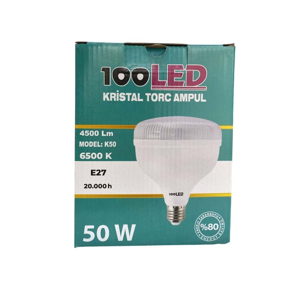 100 LED KRİSTAL AMPUL 50 W