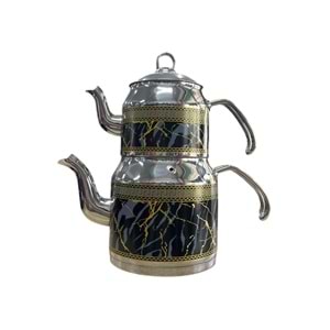 PEGASUSS LÜX AÇELYA AİLE BOY ÇAYDANLIK TAKIMI DEMİR KULP