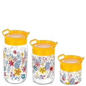 S-679 BERA CAM KAVANOZ SETİ 3 LÜ