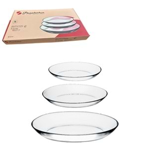 PAŞABAHÇE INVITATION OVAL TABAK 3 LÜ KL:4