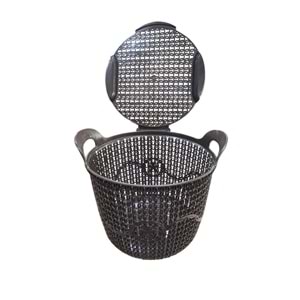 KOD:773 ÖRGÜ ÇOK AMAÇLI KAPAKLI SEPET