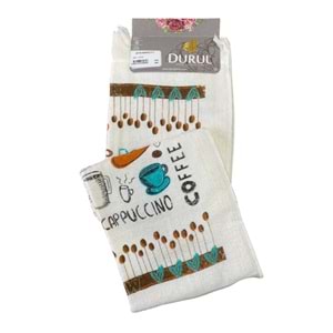 DURUL BASKILI 2 Lİ EL HAVLUSU 40X60