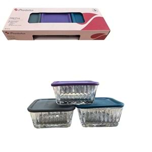 PAŞABAHÇE FREZYA SAKLAMA KABI 3 LÜ