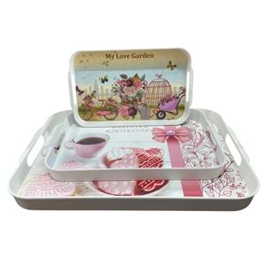 SİMA TEPSİ SETİ 3 LÜ