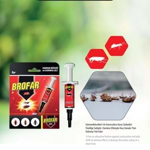 BROFAR HAMAM BÖCEĞİ JELİ