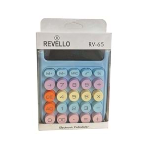 RV-65 REVELLO RENKLİ HESAP MAKİNESİ