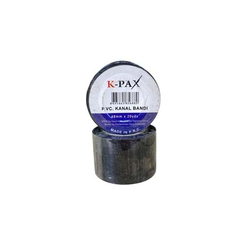 K-PAX P.V.C KANAL BANDI*SİYAH*48 MM*