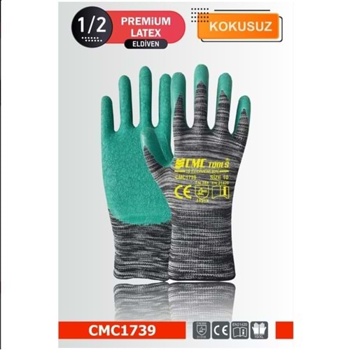 CMC-1739 PREMİUM LATEX YEŞİL ELDİVEN