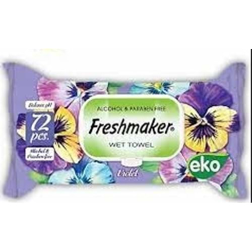 FRESHMAKER EKO ISLAK MENDİL*72 PCS*