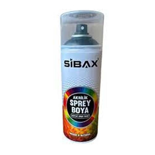 SİBAX PARLAK SİYAH SPREY BOYA*400 ML*PKT 12 Lİ*