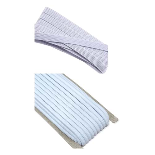 ÇEVİK YUVARLAK-YASSI PAÇA LASTİK*10 MT*