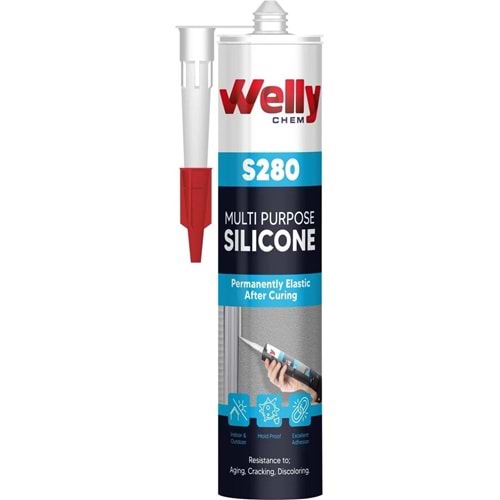 S280 WELLY ÇOK AMAÇLI ŞEFFAF SİLİKON 