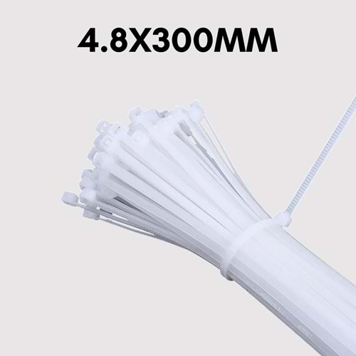 CMC-4464 CIRT KELEPÇE BEYAZ 4.8X300mm