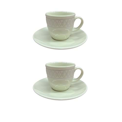 YMP-556 2 Lİ KARMA KAHVE FİNCANI PORLİNE