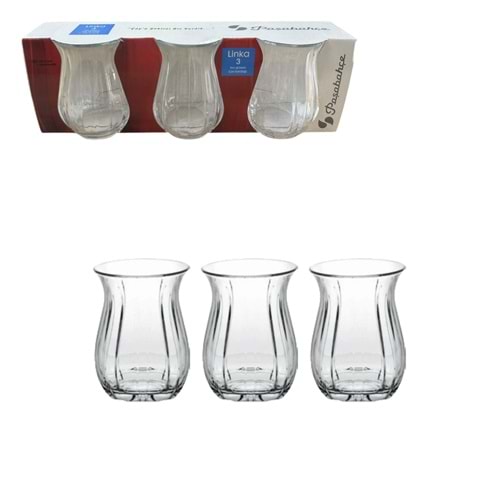 PAŞABAHÇE LİNKA ÇAY BARDAĞI 3 LÜ