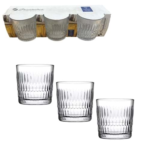 PAŞABAHÇE RAİN MEŞRUBAT BARDAĞI 3 LÜ KL:8