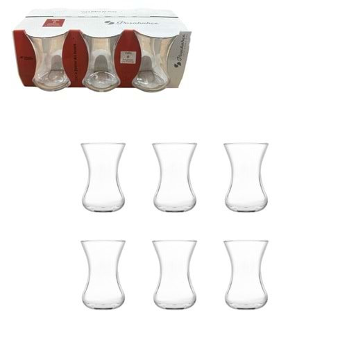 PAŞABAHÇE VEFA ÇAY BARDAĞI 6 LI KL:8