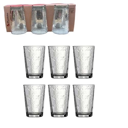 PAŞABAHÇE YONCA SU BARDAĞI 6 LI KL:8