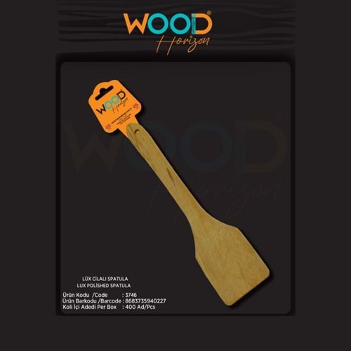 WH LÜX CİLALI AHŞAP SPATULA