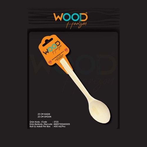 WH AHŞAP KAŞIK 23 CM