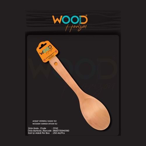 WH AHŞAP VERNİKLİ KAŞIK 102