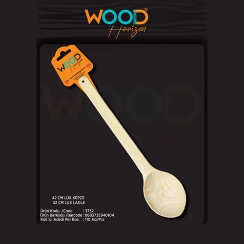 WH LÜX AHŞAP KEPÇE 42 CM