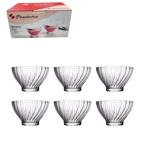 PAŞABAHÇE BOUQUET KASE 6 LI KL:4