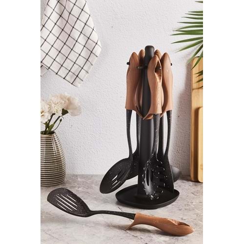 ST-15506 WOODY STANDLI SERVİS SETİ 7 PRÇ