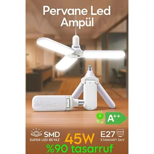 VOLEMİ 3 KANATLI AMPÜL 45 W