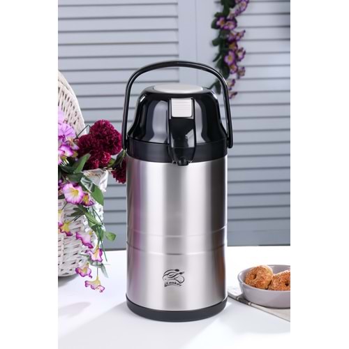*CKR-2008 COOKER ÇELİK TERMOS 3.5 LT